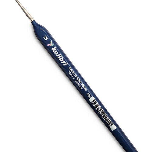 Kolibri Kolibri series 888 - Synthetic Golden Sable Detail Brush taille: 2/0