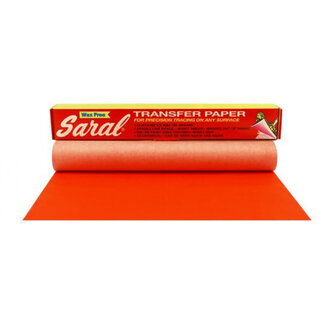 Wax Free Transfer Paper Roll Red