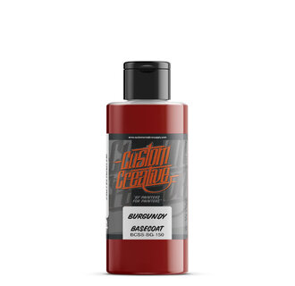 Custom Creative Solvent-Based Base SOLID Airbrush Colors - Burgundy 150 ml