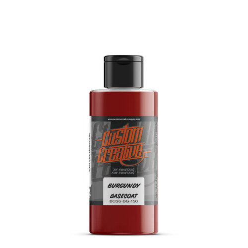 Custom Creative Custom Creative Solvent-Based Base SOLID Airbrush Colors - Burgundy 150 ml