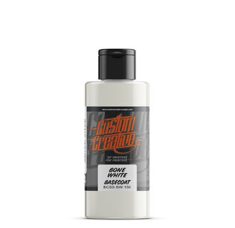 Custom Creative Solvent-Based Base SOLID Airbrush Colors - Bone White 150 ml