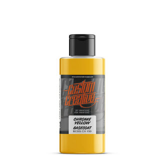 Custom Creative Solvent-Based Base SOLID Airbrush Colors - Chrome Yellow 150 ml