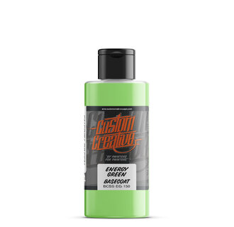 Custom Creative Solvent-Based Base SOLID Airbrush Colors - Energy Green 150 ml