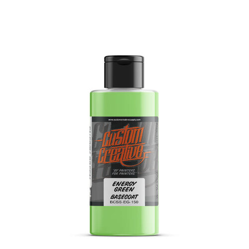 Custom Creative Custom Creative Solvent-Based Base SOLID Airbrush Colors - Energy Green 150 ml