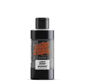 Custom Creative Solvent-Based Base SOLID Airbrush Colors - Light Black 150 ml