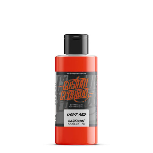 Custom Creative Custom Creative Solvent-Based Base SOLID Airbrush Colors - Light Red 150 ml