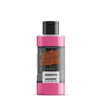 Custom Creative Solvent-Based Base SOLID Airbrush Colors - Magenta 150 ml