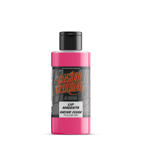 Custom Creative Custom Creative Solvent-Based Racing Fluor Airbrush Color - Fluorescent Lip Magenta 150 ml