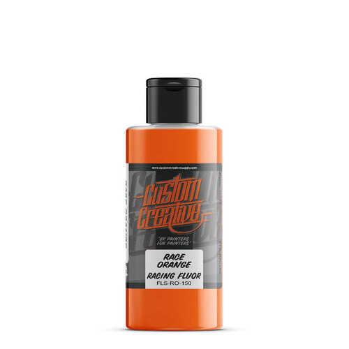 Custom Creative Custom Creative Solvent-Based Racing Fluor Airbrush Color - Fluorescent Race Orange 150 ml