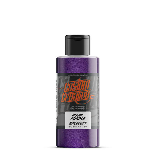 Custom Creative Custom Creative Solvent-Based Base Metallic Airbrush Colors - Metallic Royal Purple 150 ml
