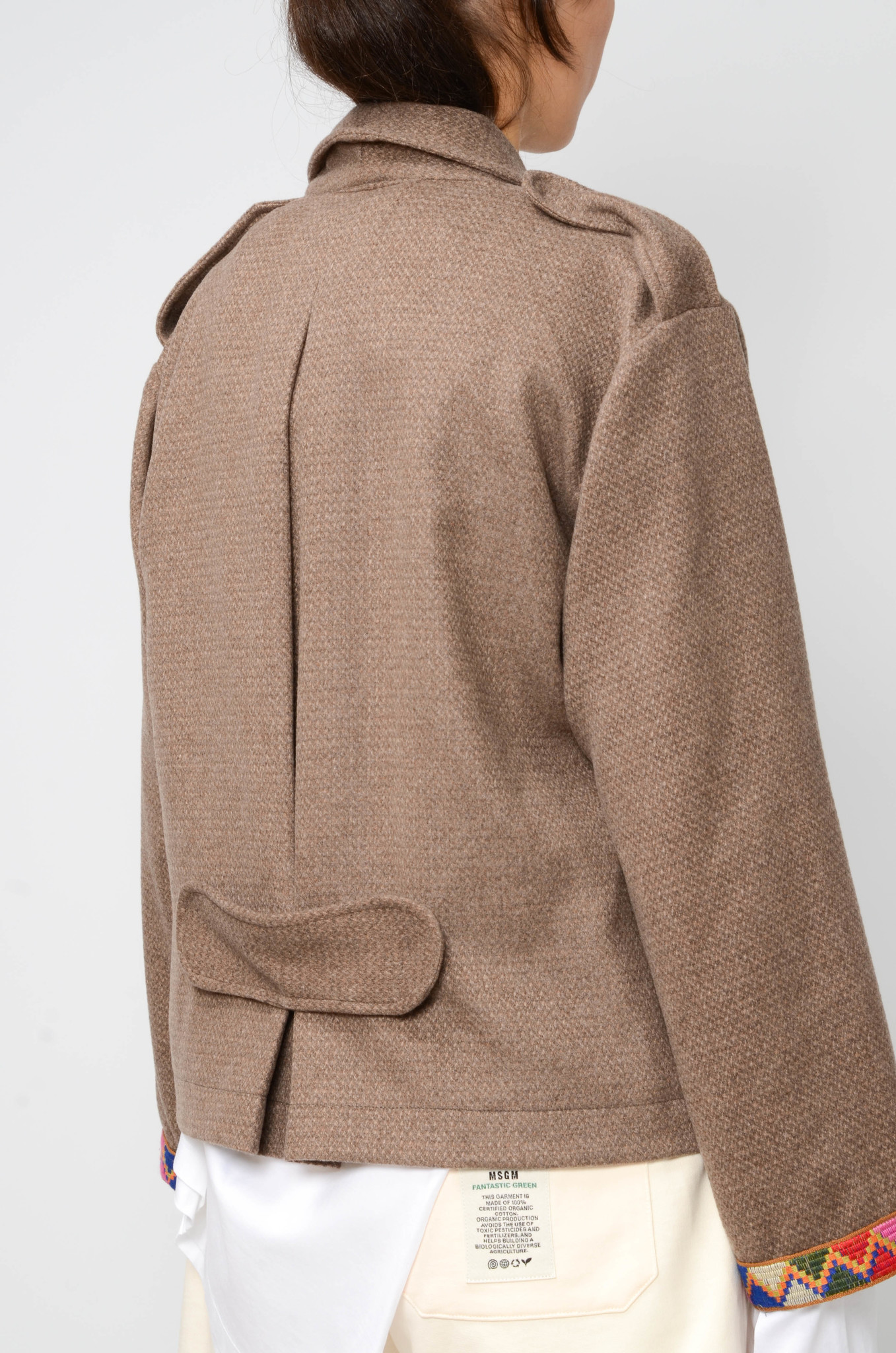CASHMERE JACKET IN TAUPE-4