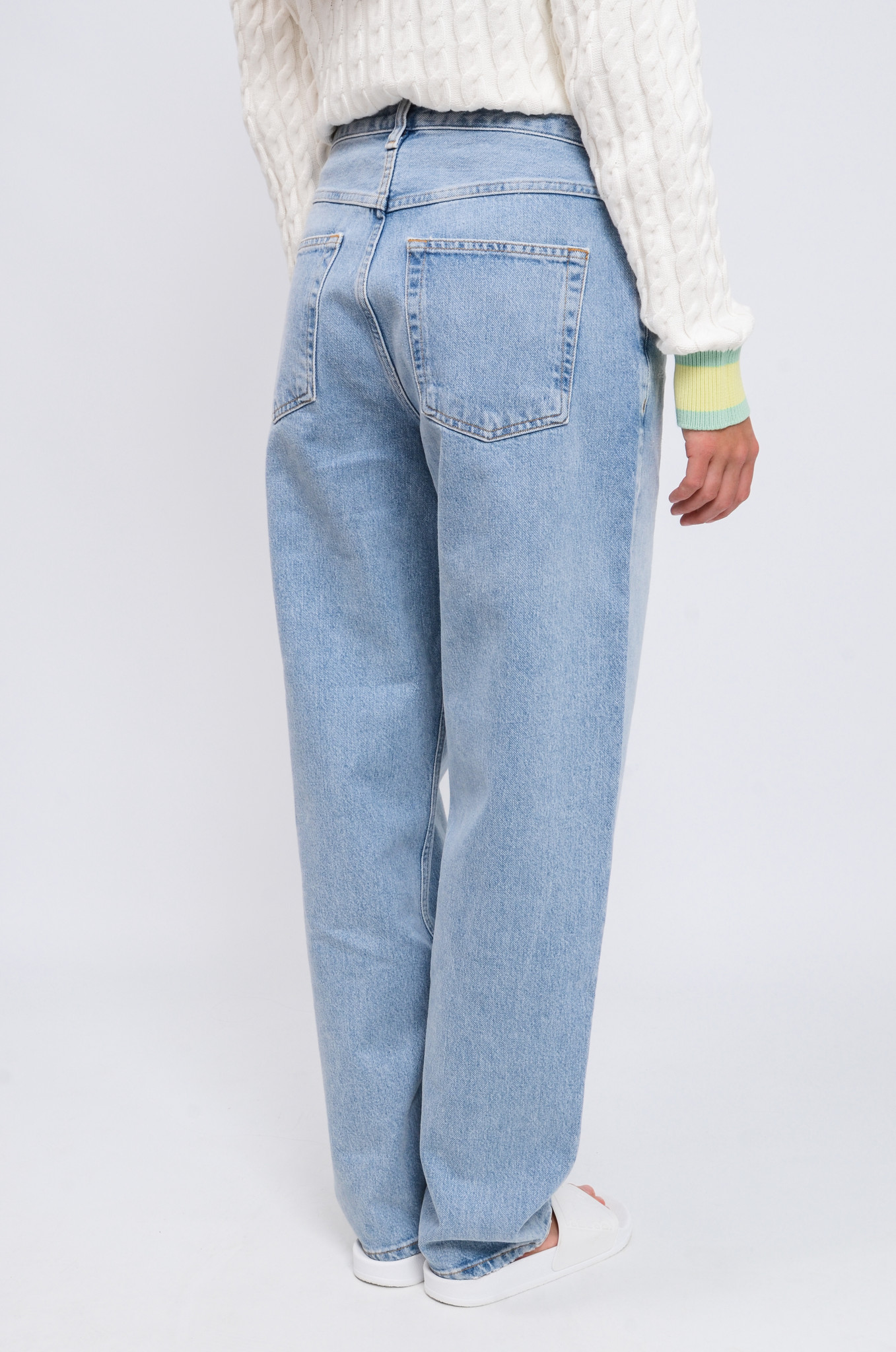TAPERED HIGH RISE BAGGY JEANS  IN DIMENSION-4