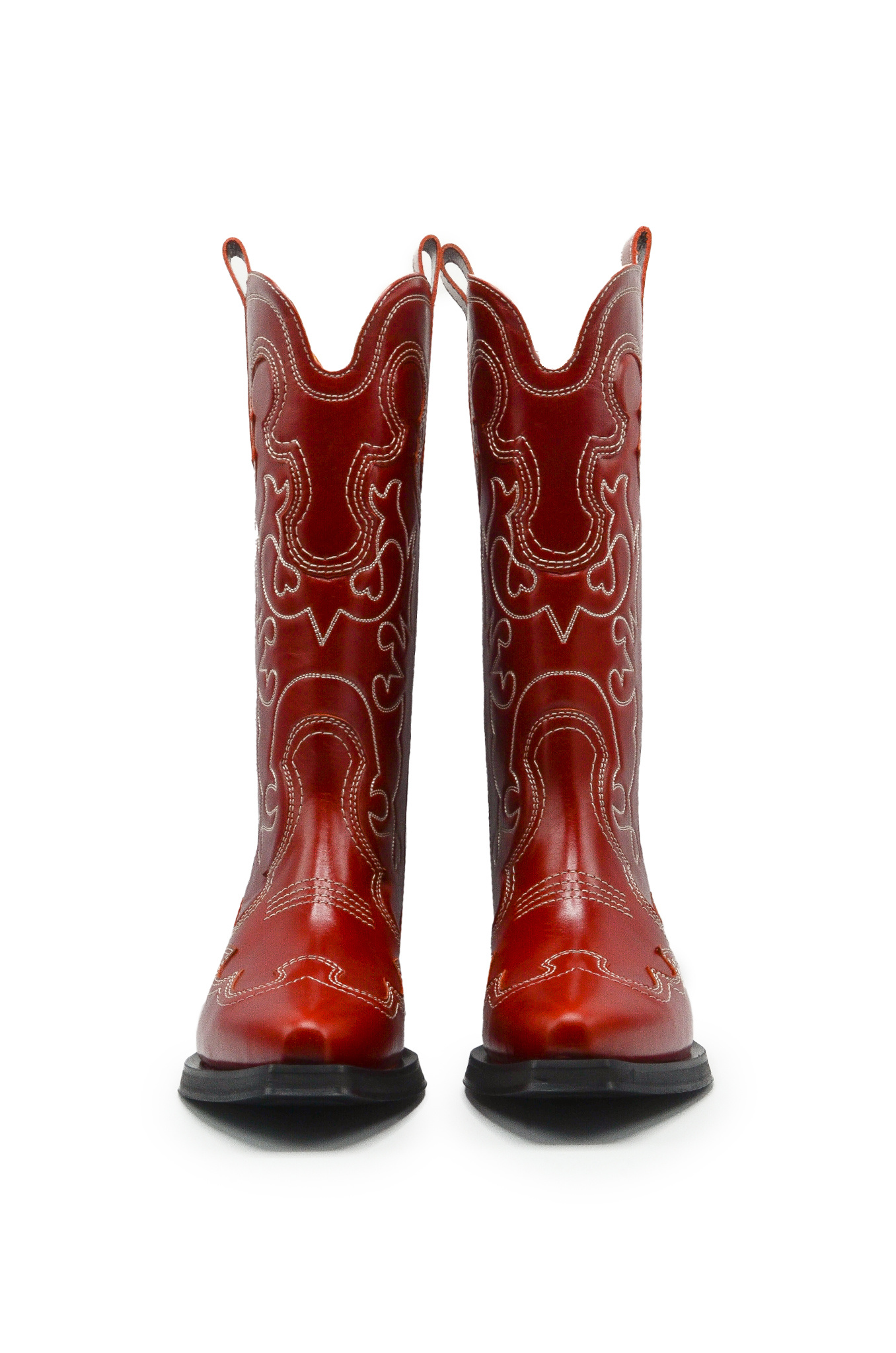 EMBROIDERED WESTERN BOOTS IN BARBADOS CHERRY-4