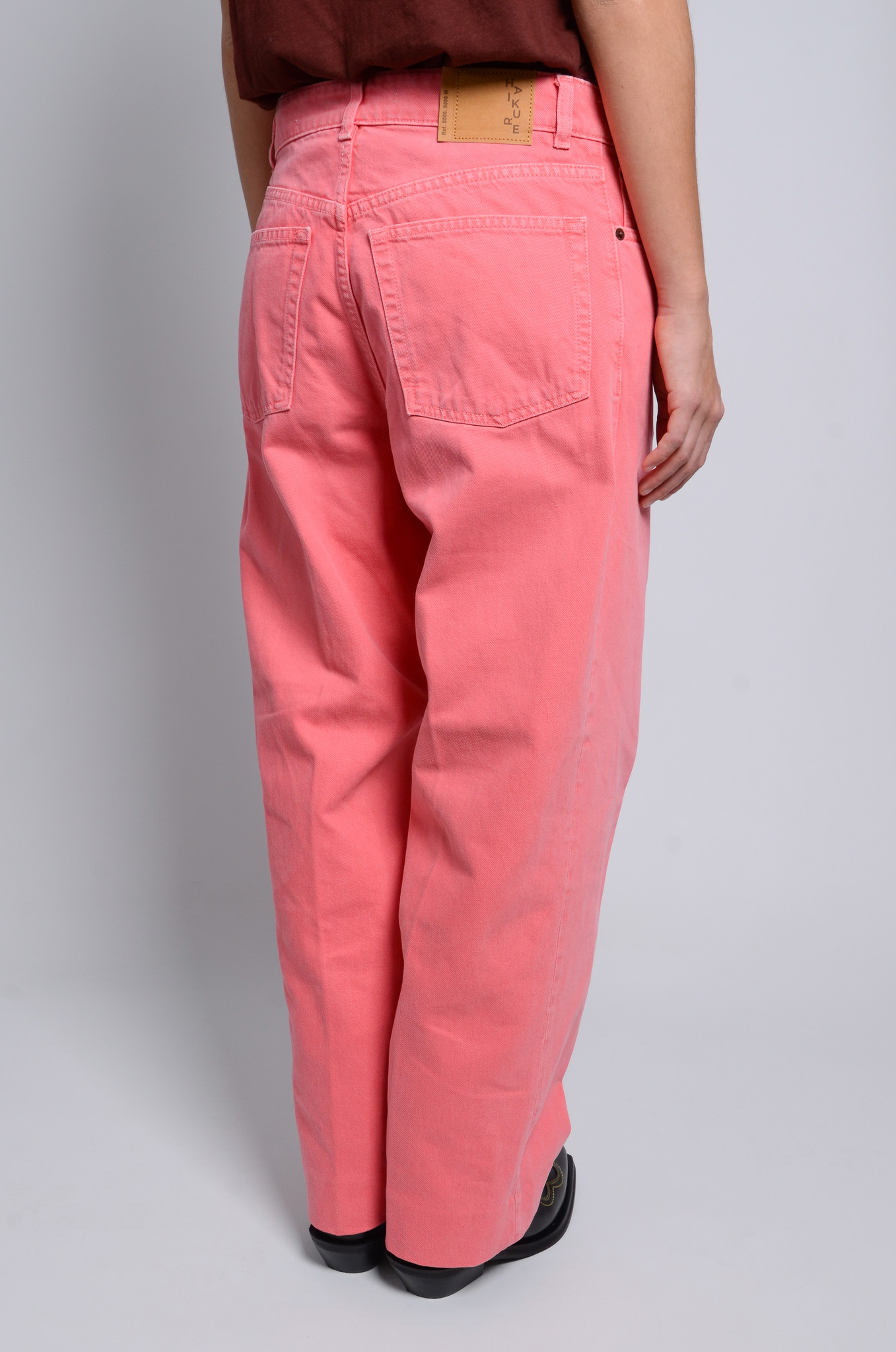 Betty Jeans in Coral-5