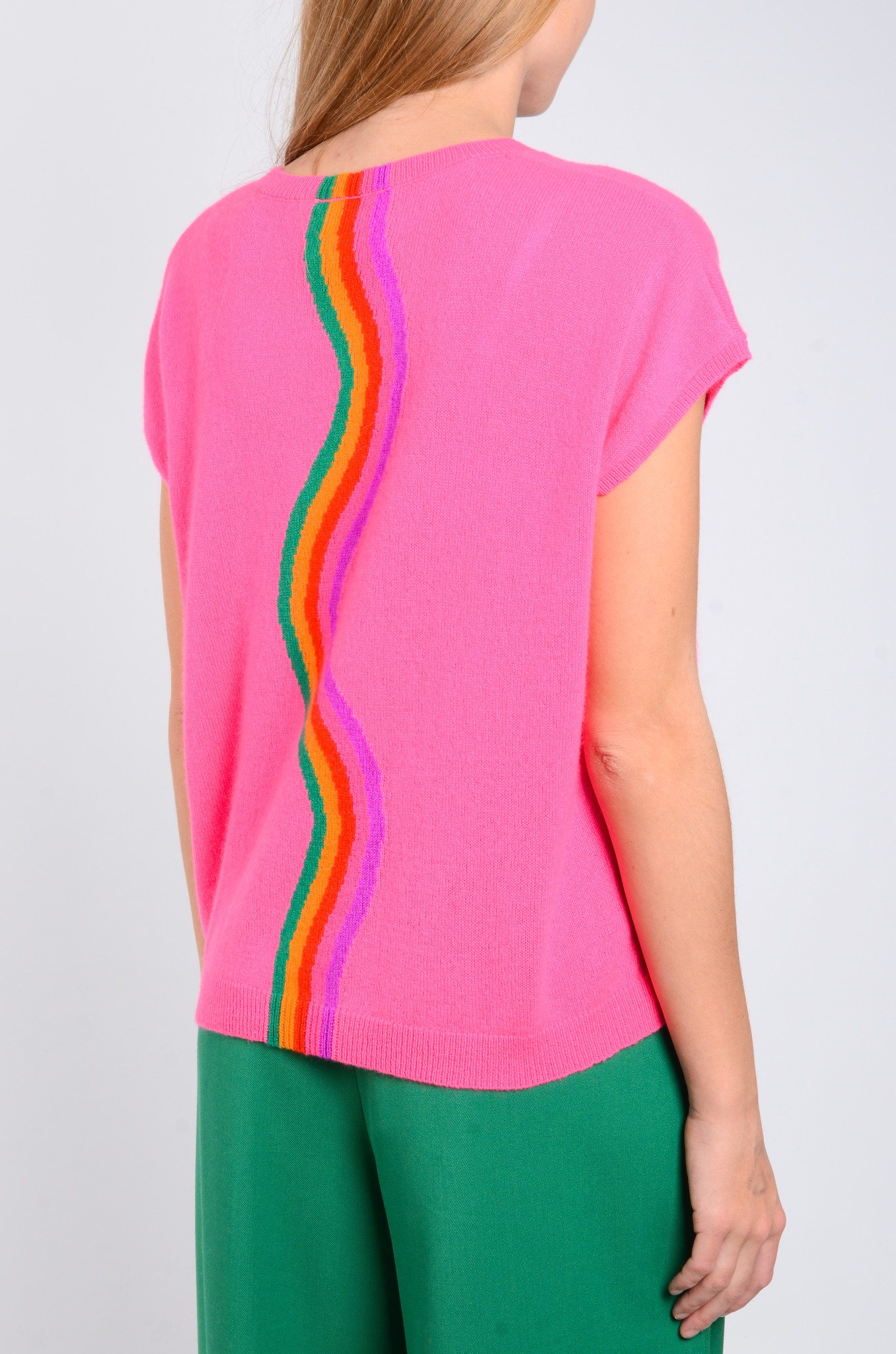Remi Sweater in Neon Pink-5