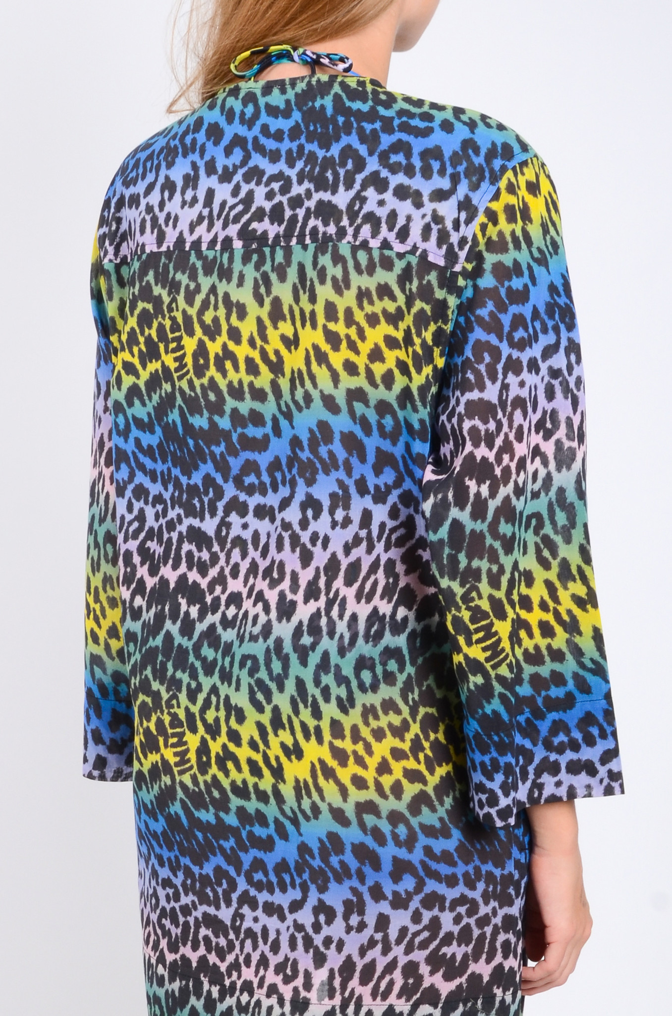 Tunic in Multicolour Leopard Print-5