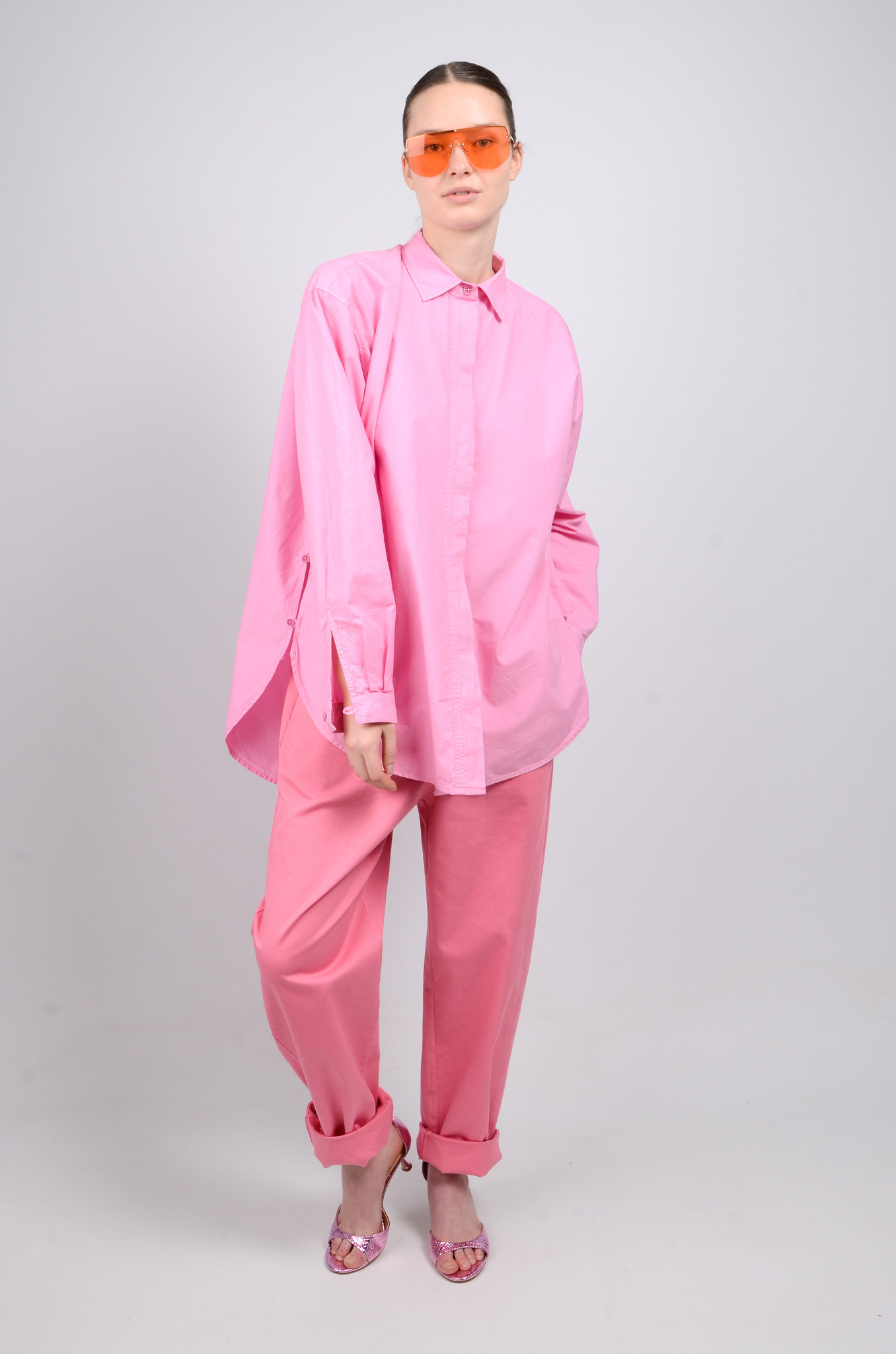 Palla Trousers in Bright Pink-3