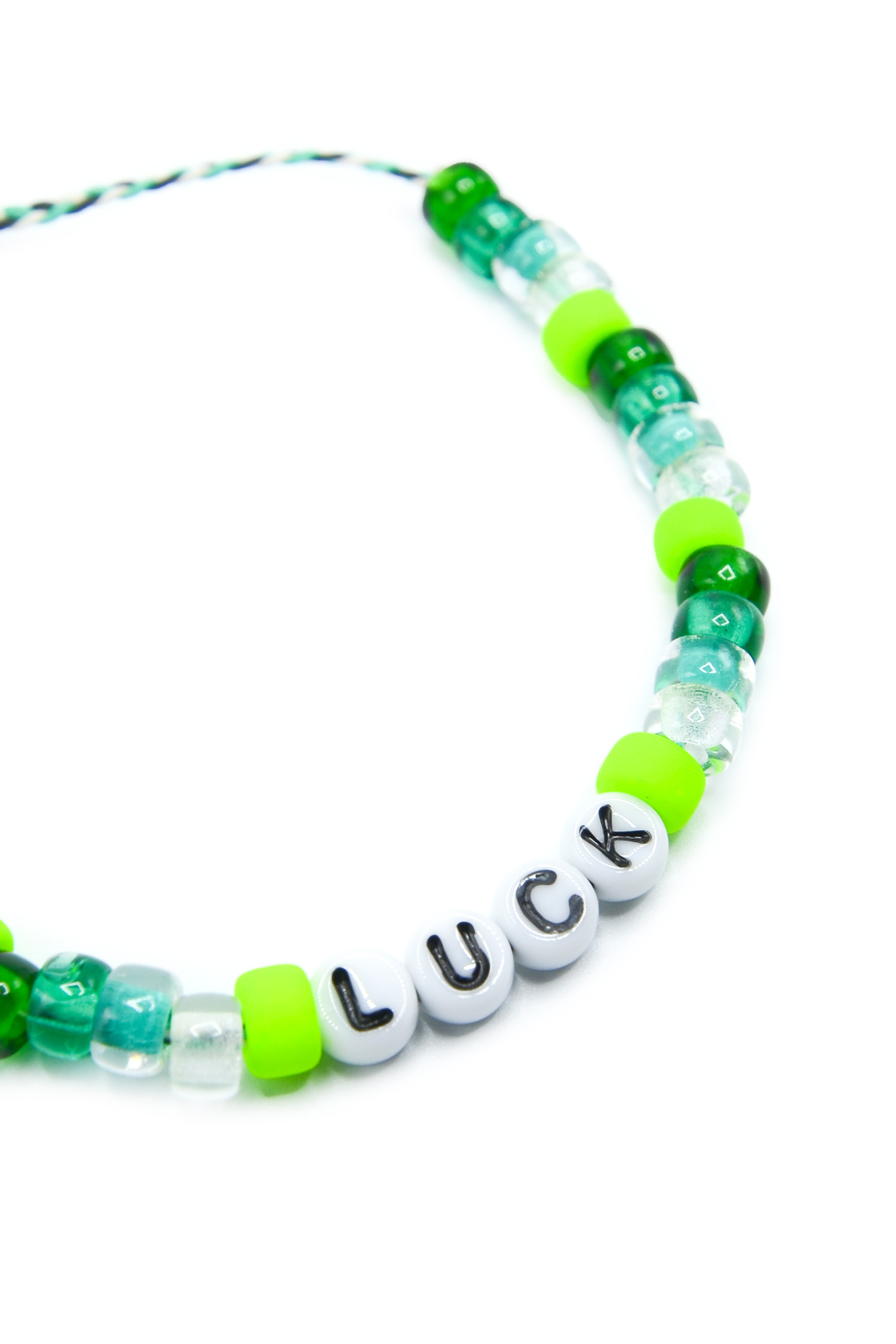 Luck Multi Glass Bead Bracelet-3