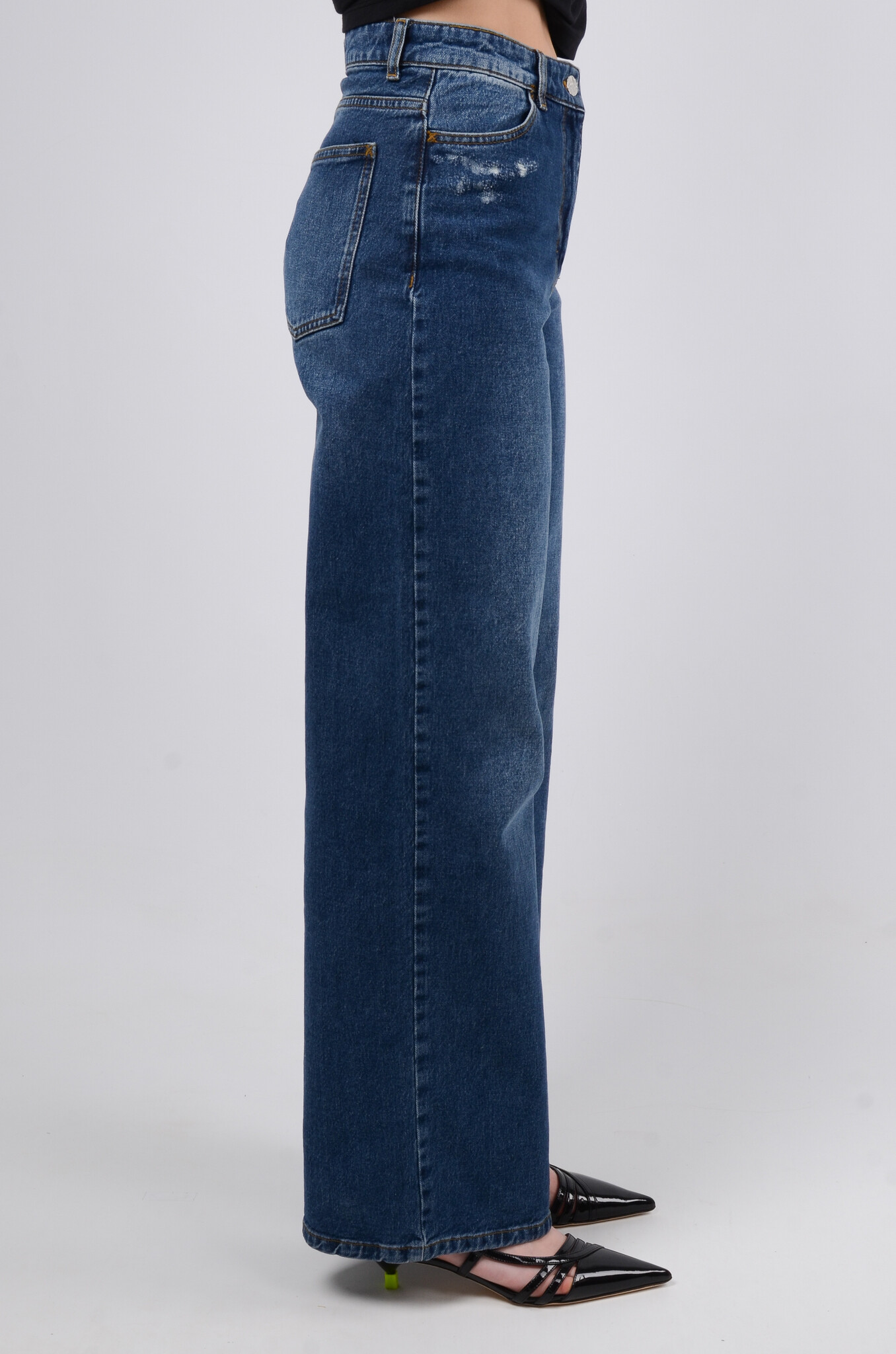 Nini Jeans in Washed Darkblue-5