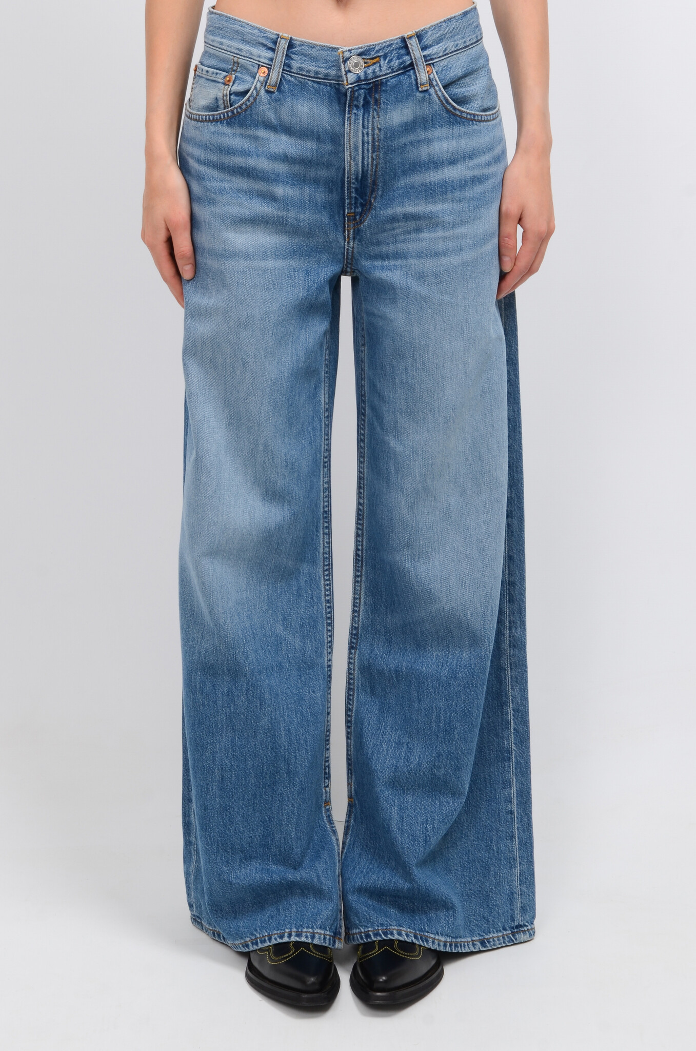 RE/DONE - Low Rider Loose Jeans Vintage Flow - Premium womenswear 
