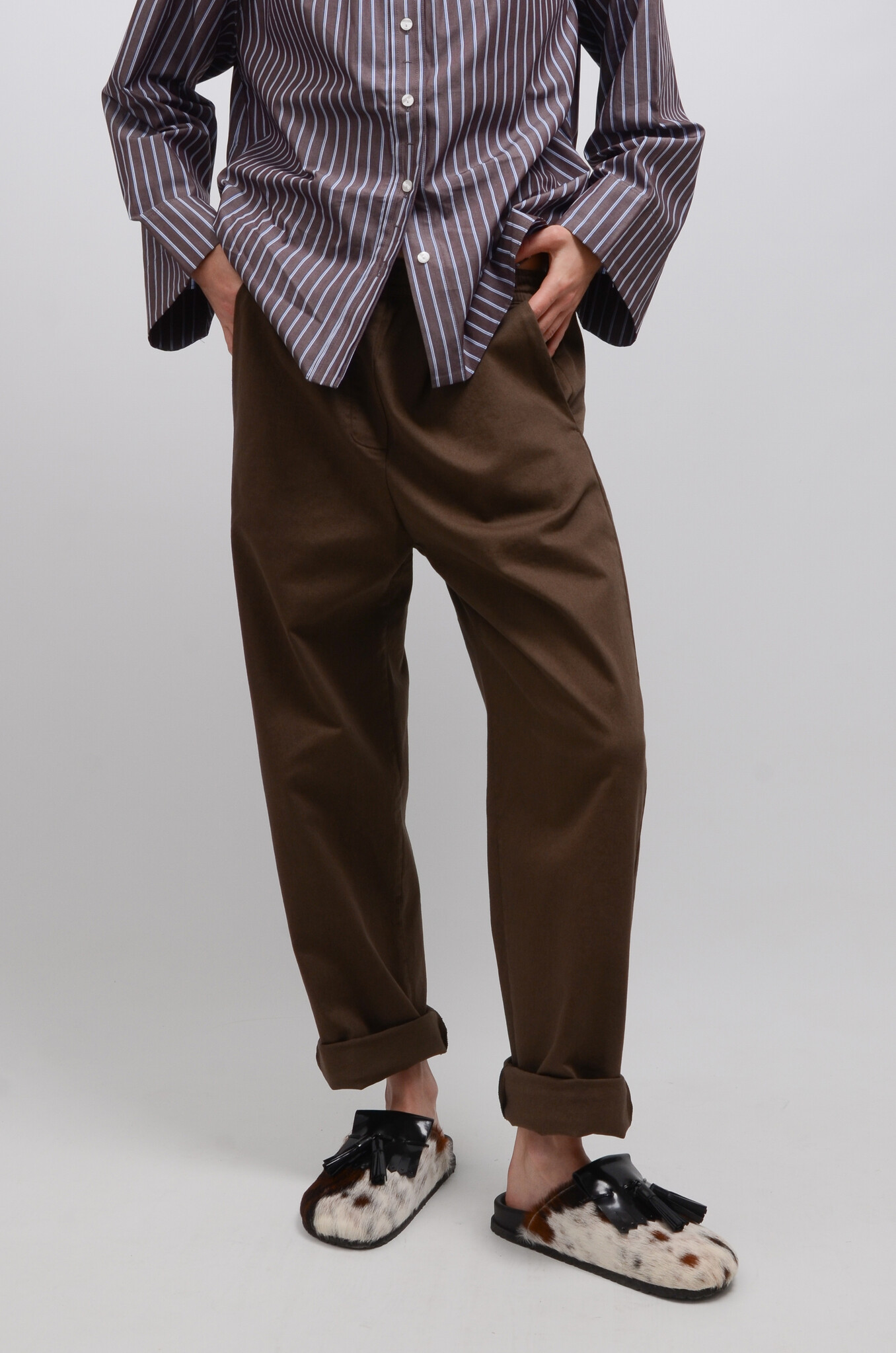 Palla Trousers in Scorched Brown-7