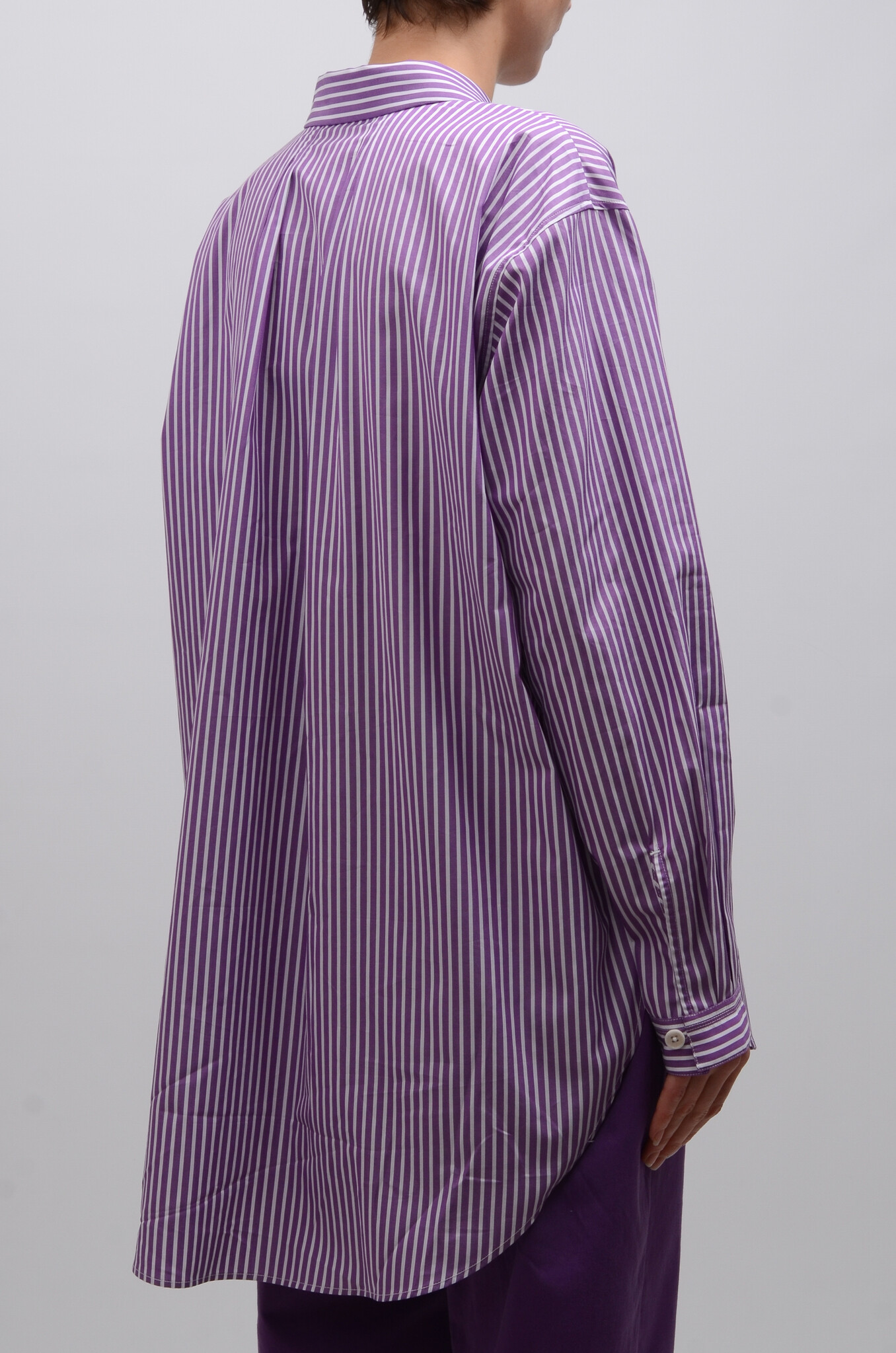 Shelby Shirt in Purple Stripe-5