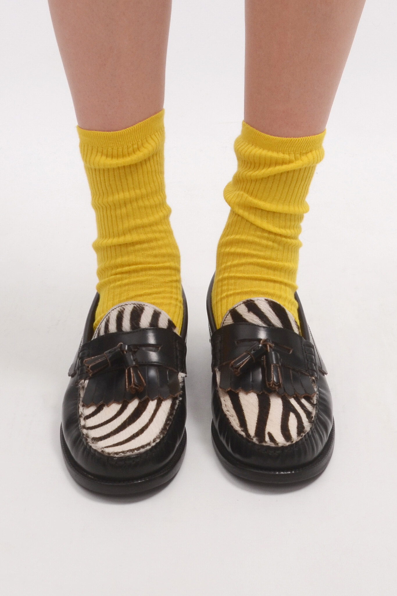 Tassle Loafers in Zebra-2