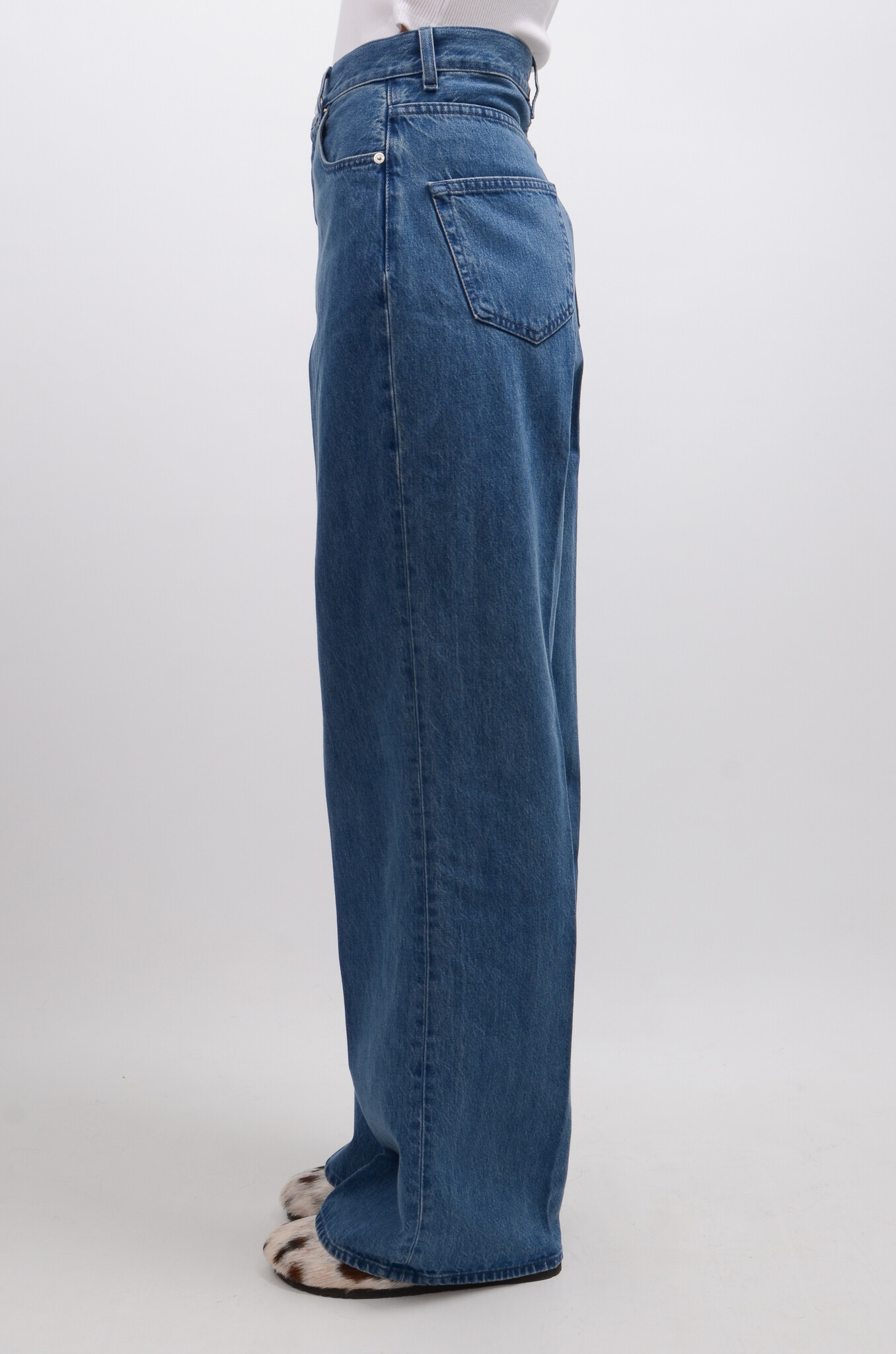 Enca Denim Trousers in Blue-5