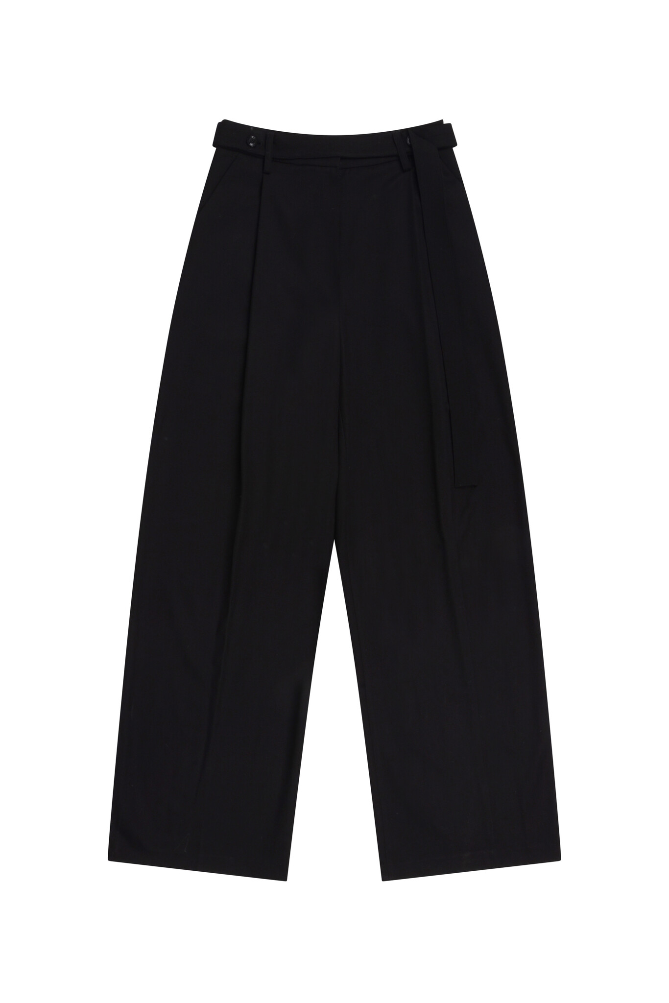 Wide Baggy Boyfriend Trousers-1