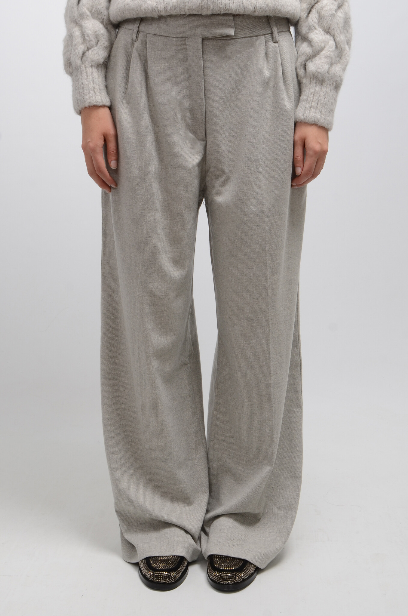 Marley Pants Wool in Grey-3