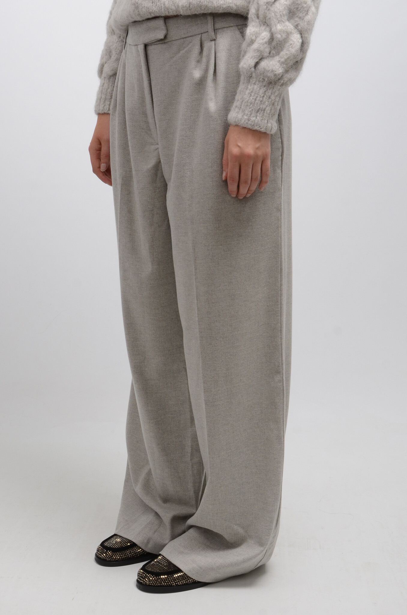 Marley Pants Wool in Grey-4