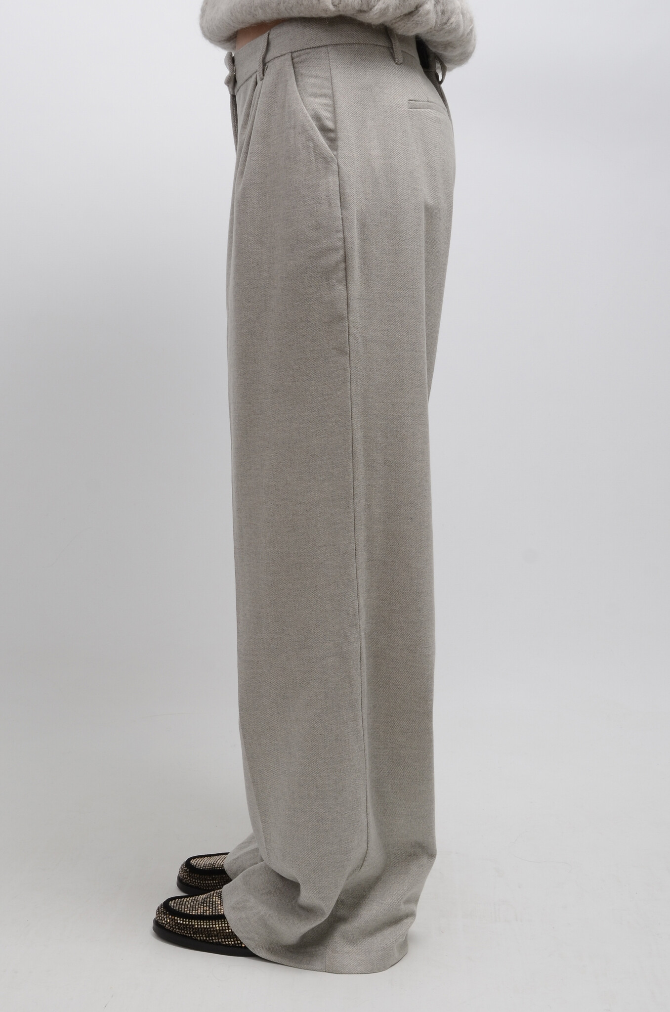 Marley Pants Wool in Grey-5