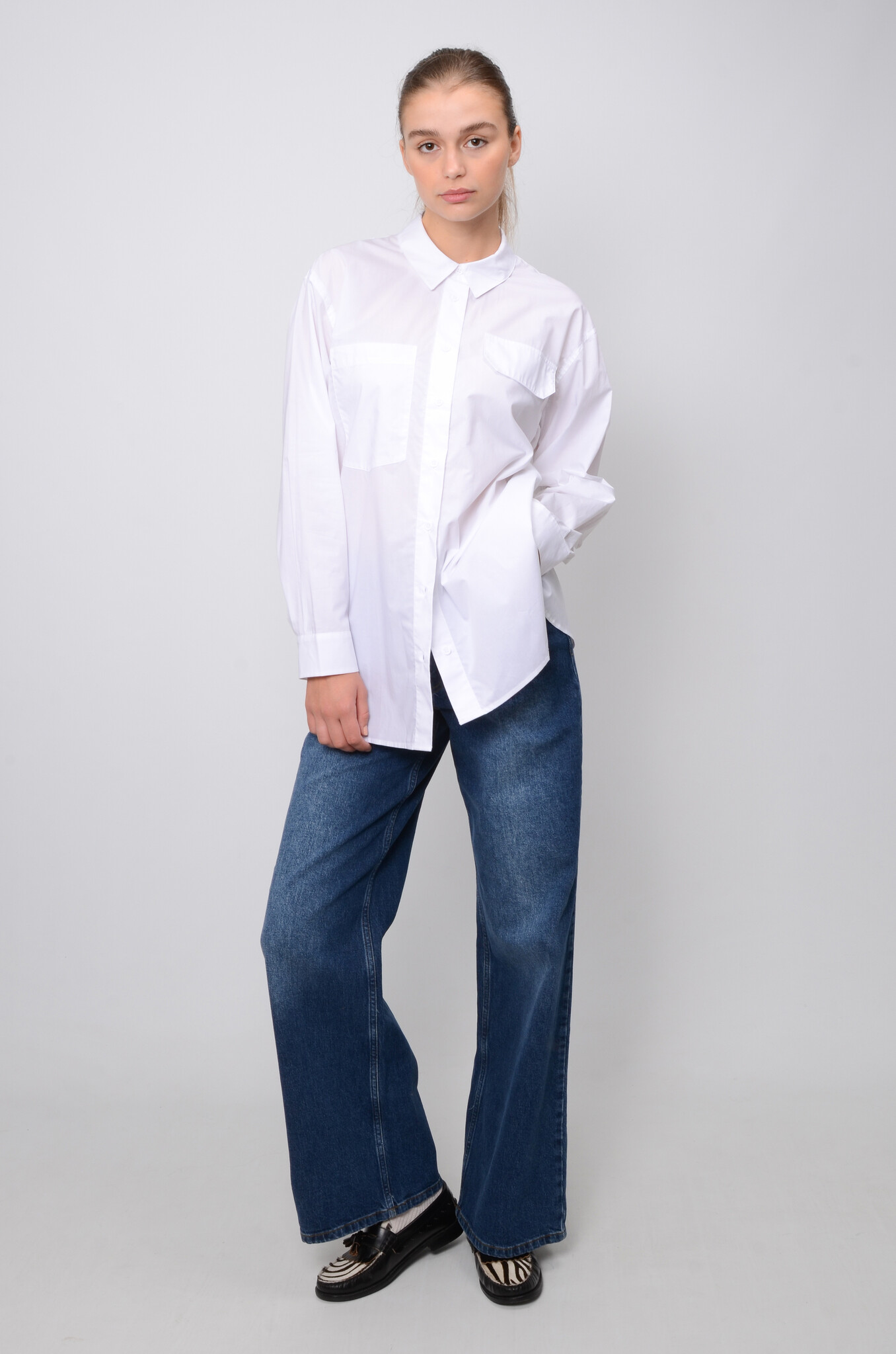 Molli Shirt in Bright White-8