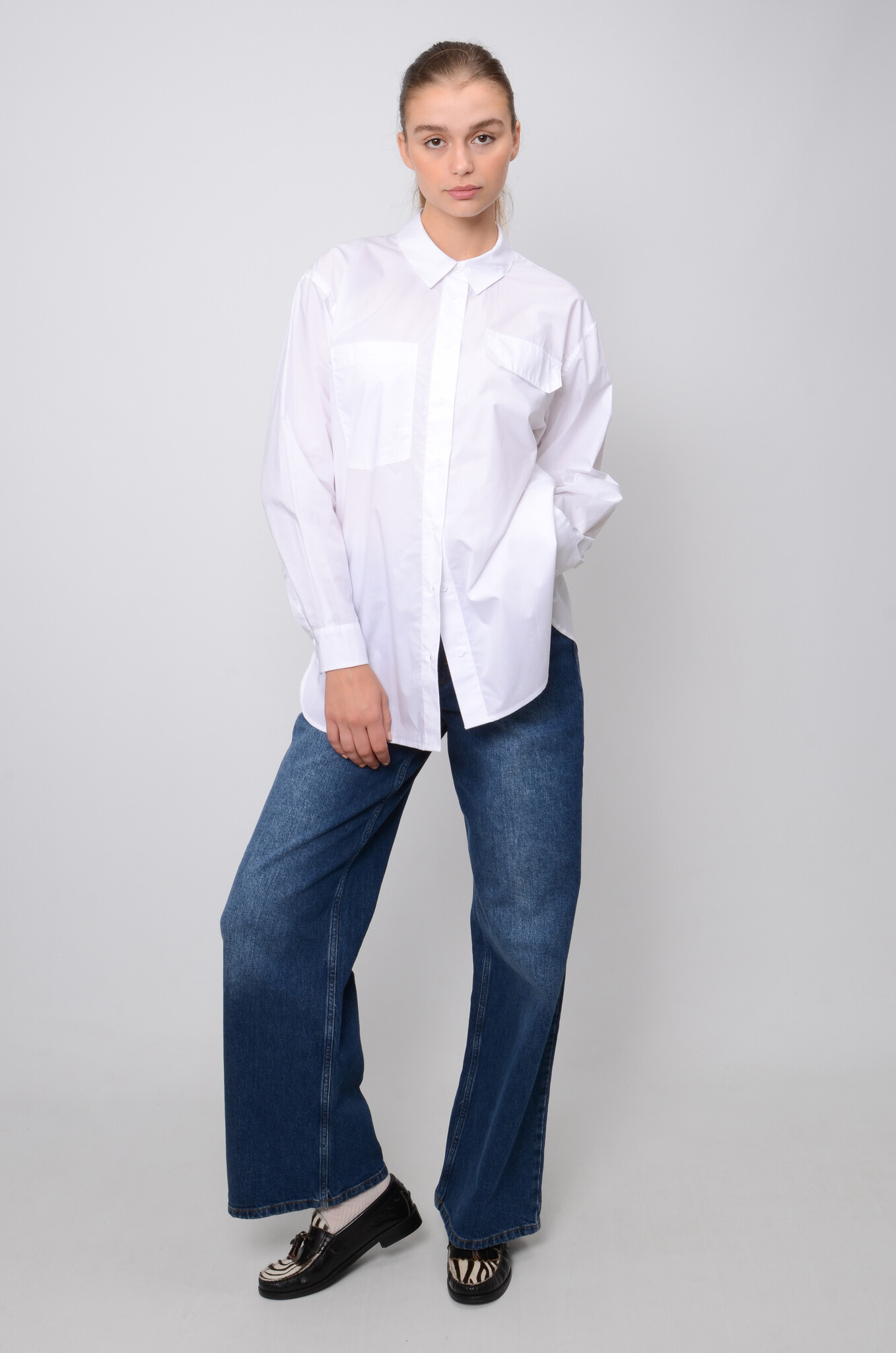 Molli Shirt in Bright White-2