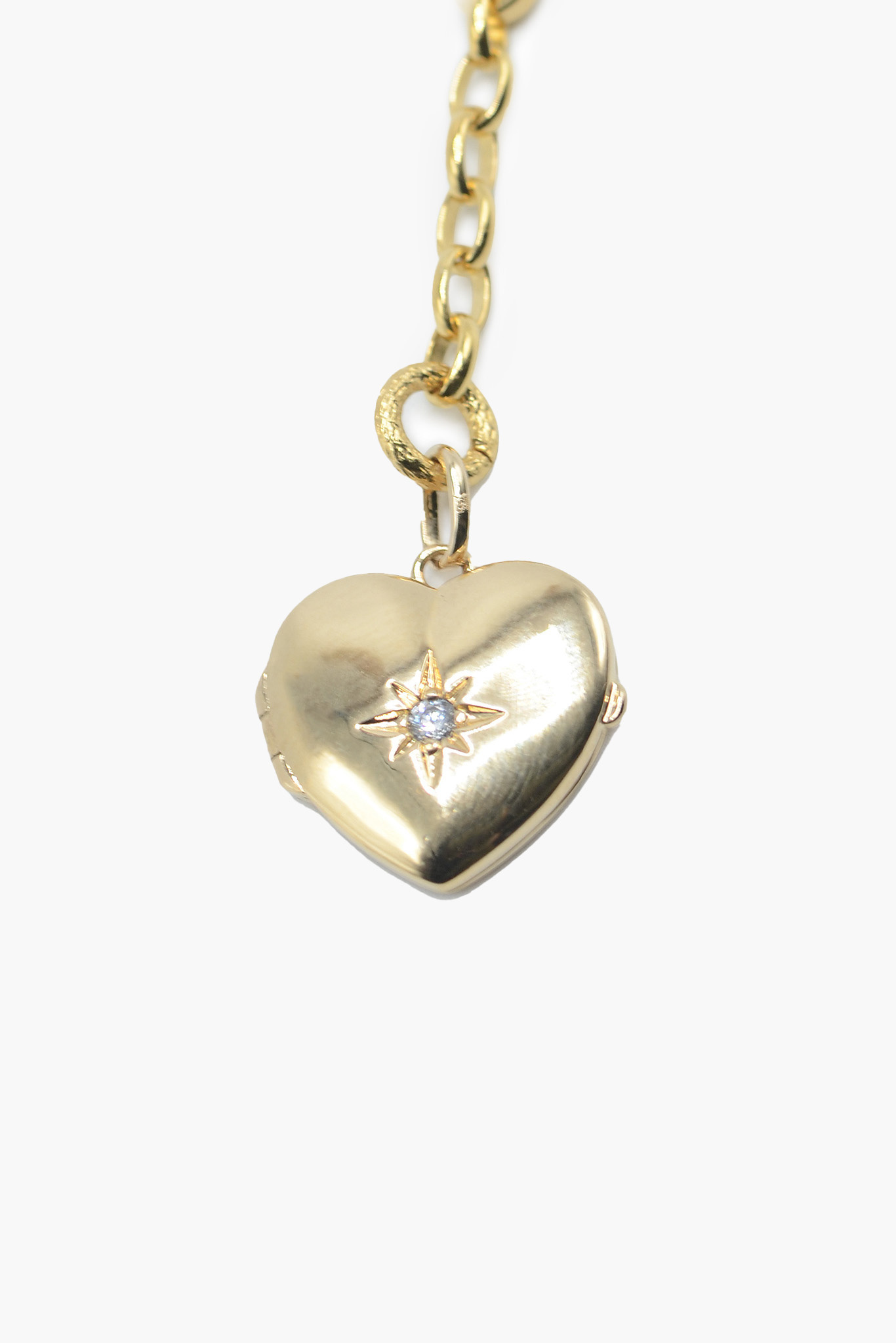 Heart Locket Lariat Necklace-4