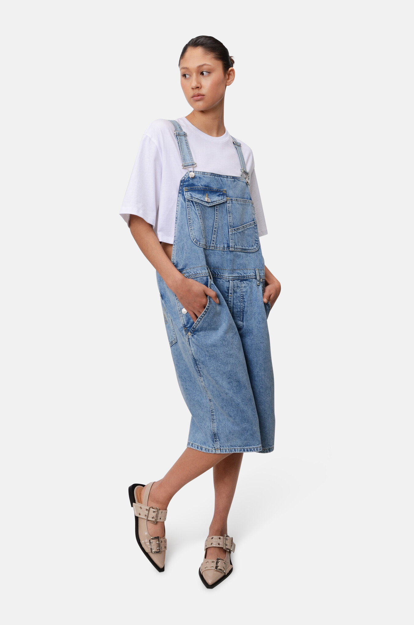 Calvin Klein Jeans Women's SHORT-MINI CORDUROY BIBBED DUNGAREE DRESS-VINTAGE  M/L | eBay