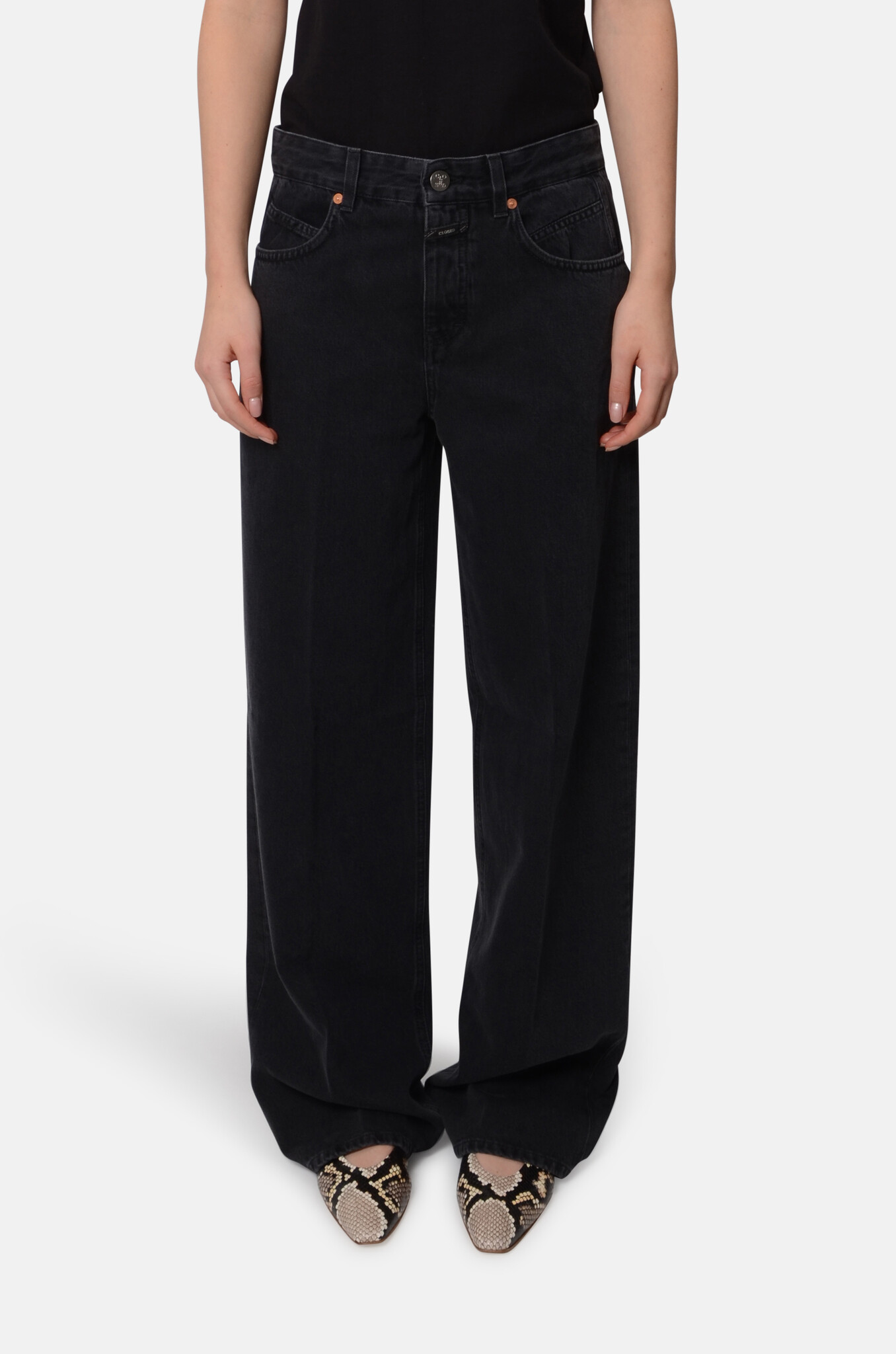 Nikka Jeans in Dark Grey-1