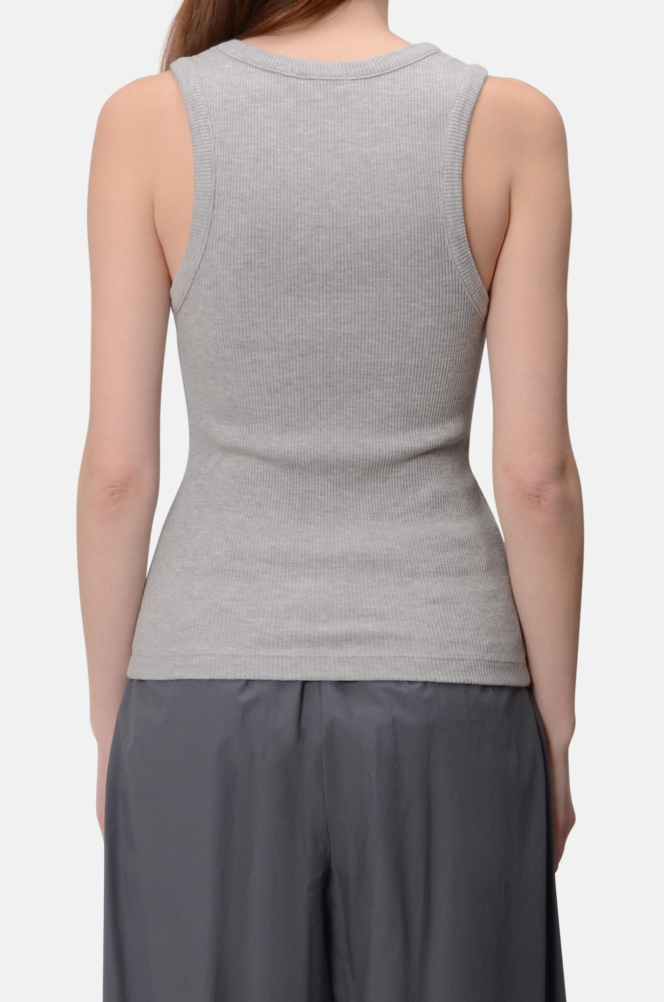 Poppy Tank in Grey Heather-4