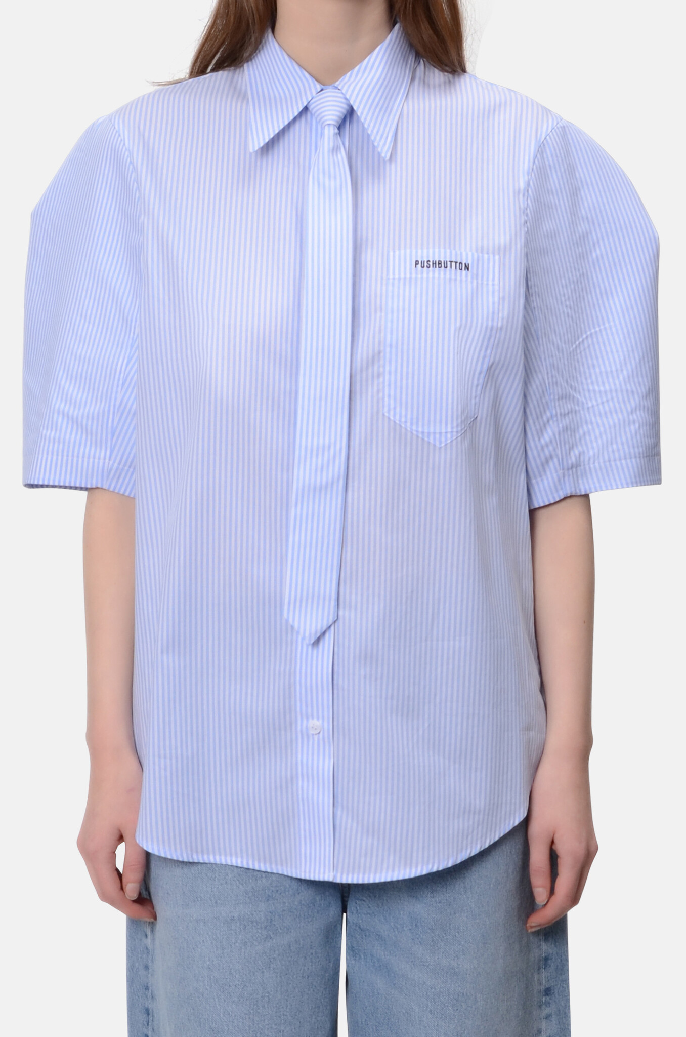 Shortsleeve Tie Shirt-1