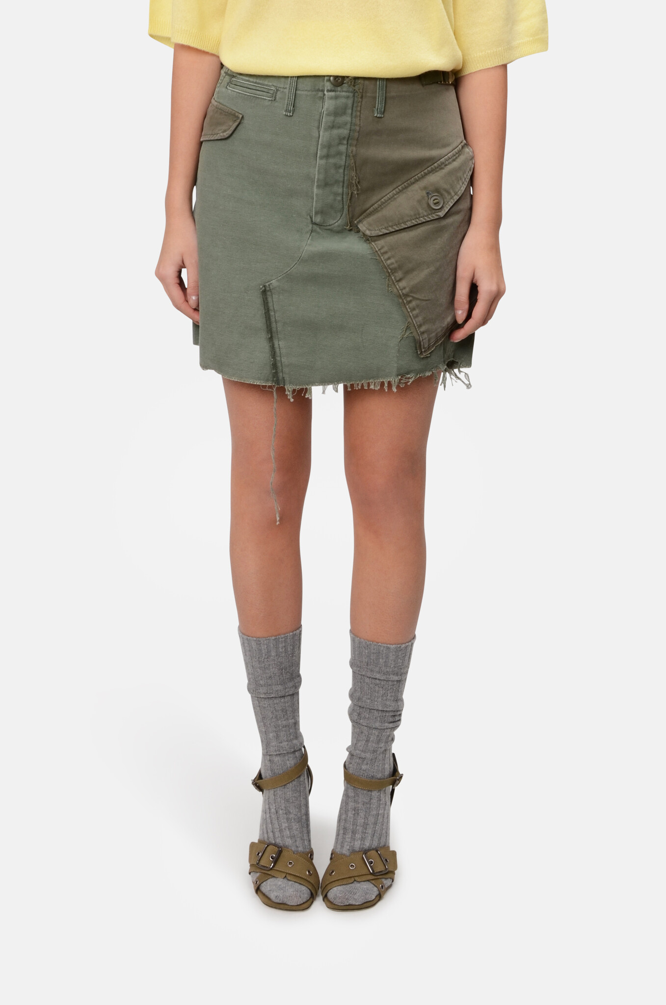 The G.I.Jane Mini Skirt in On The Double-1