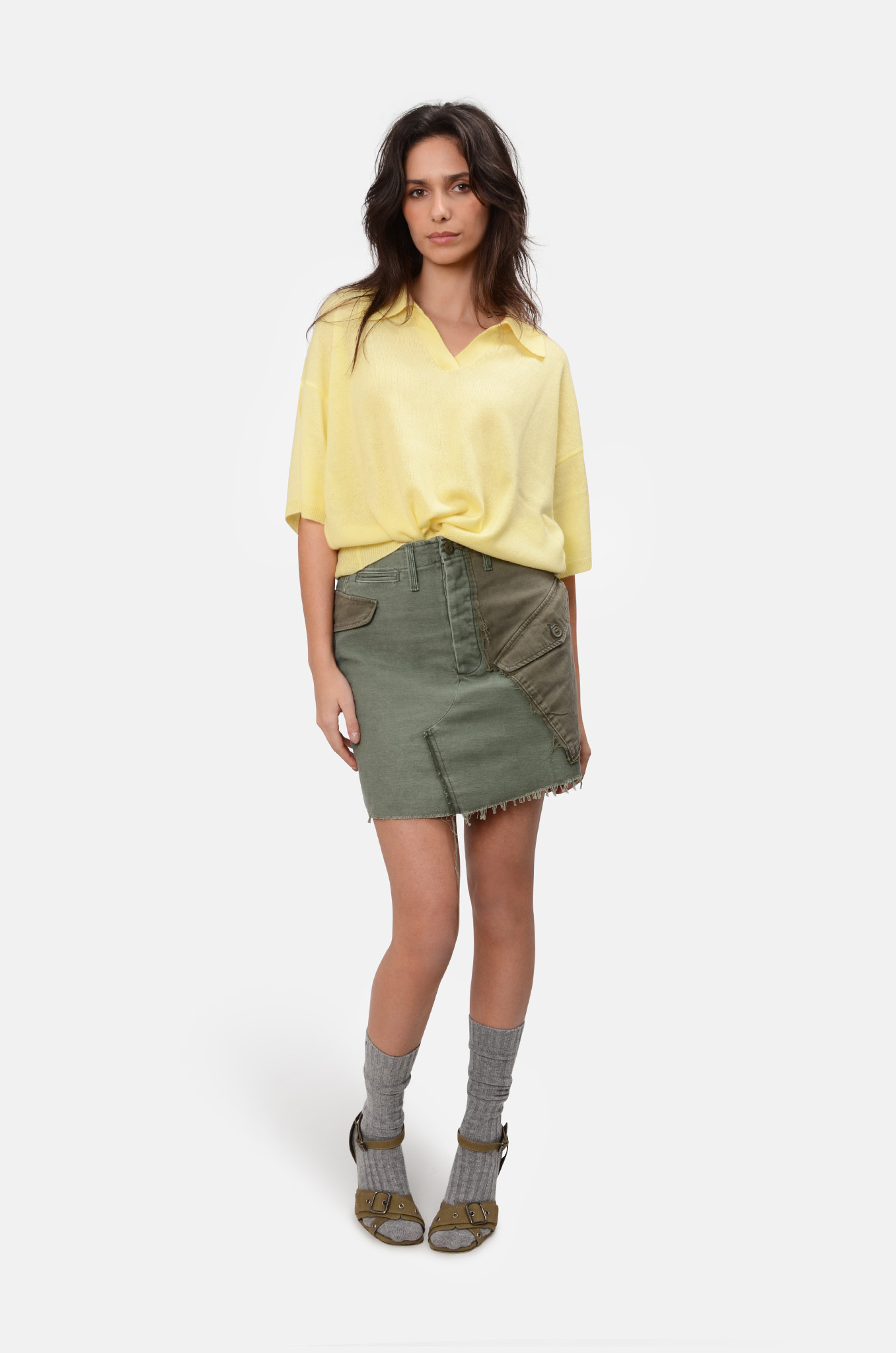 The G.I.Jane Mini Skirt in On The Double-2