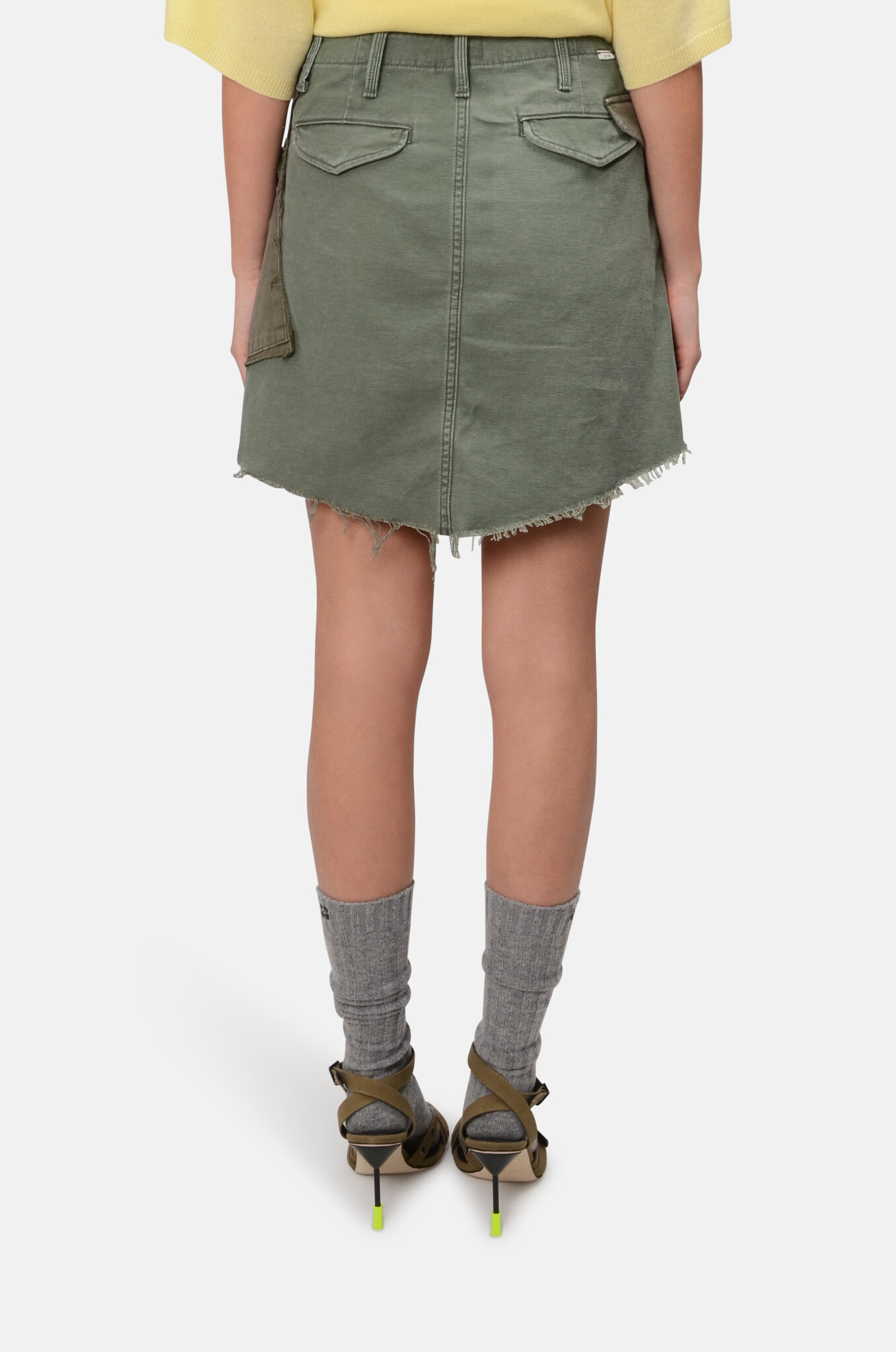 The G.I.Jane Mini Skirt in On The Double-4