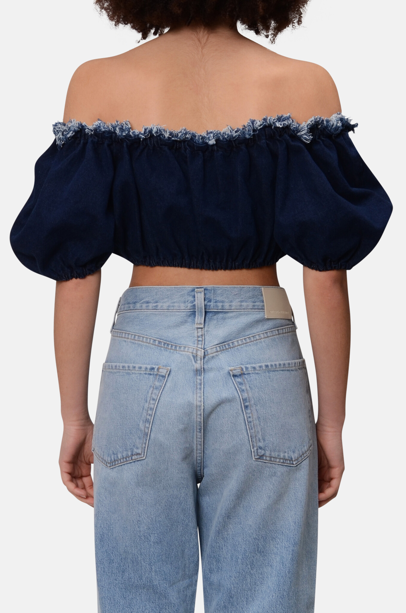 Ezme Top in Denim Indigo-4