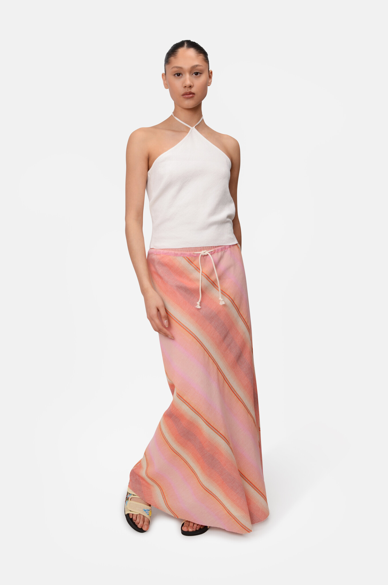 Praia Skirt in Multicolor Sunset-2