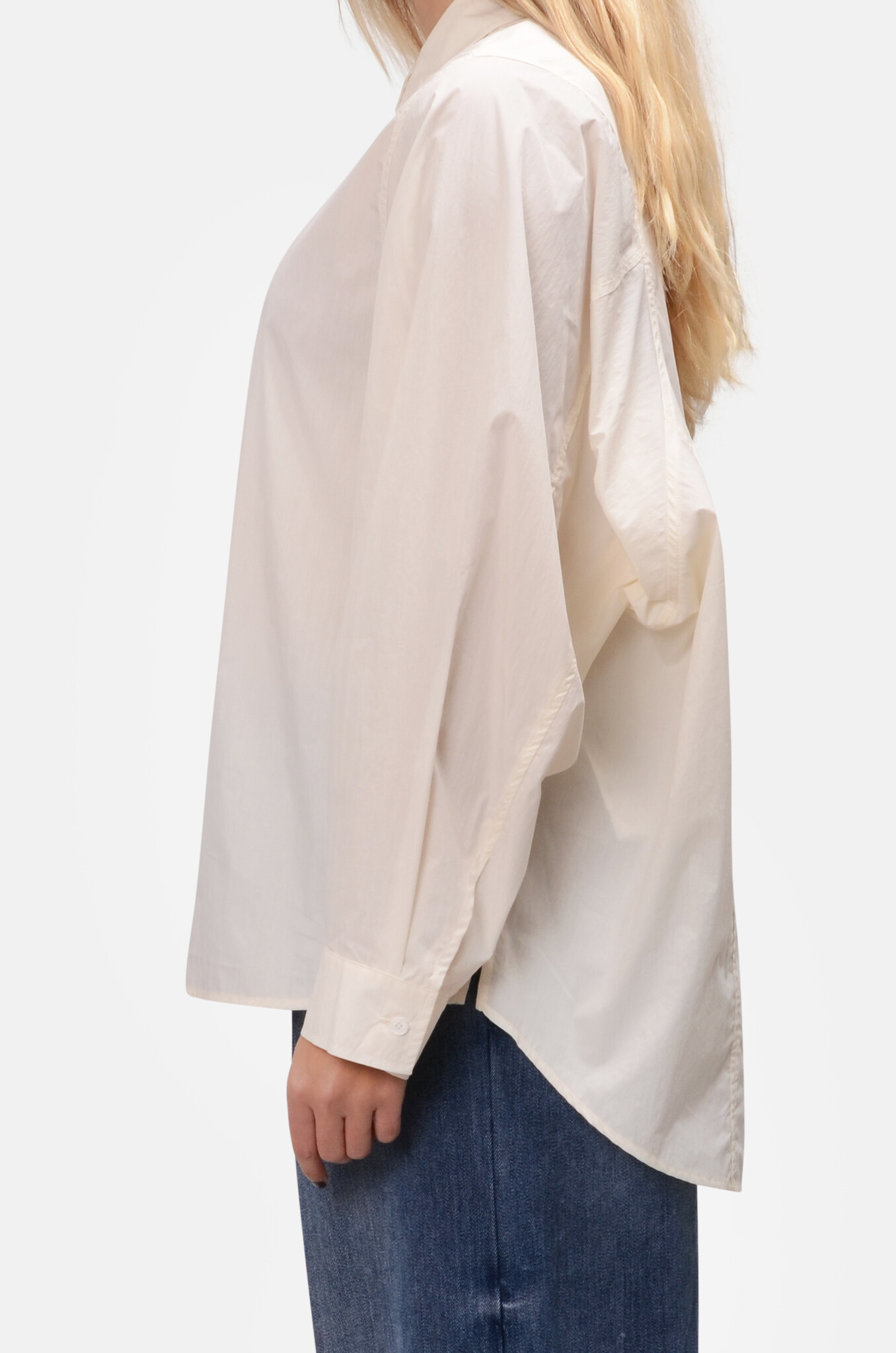 Oversized Shirt in Cream-3