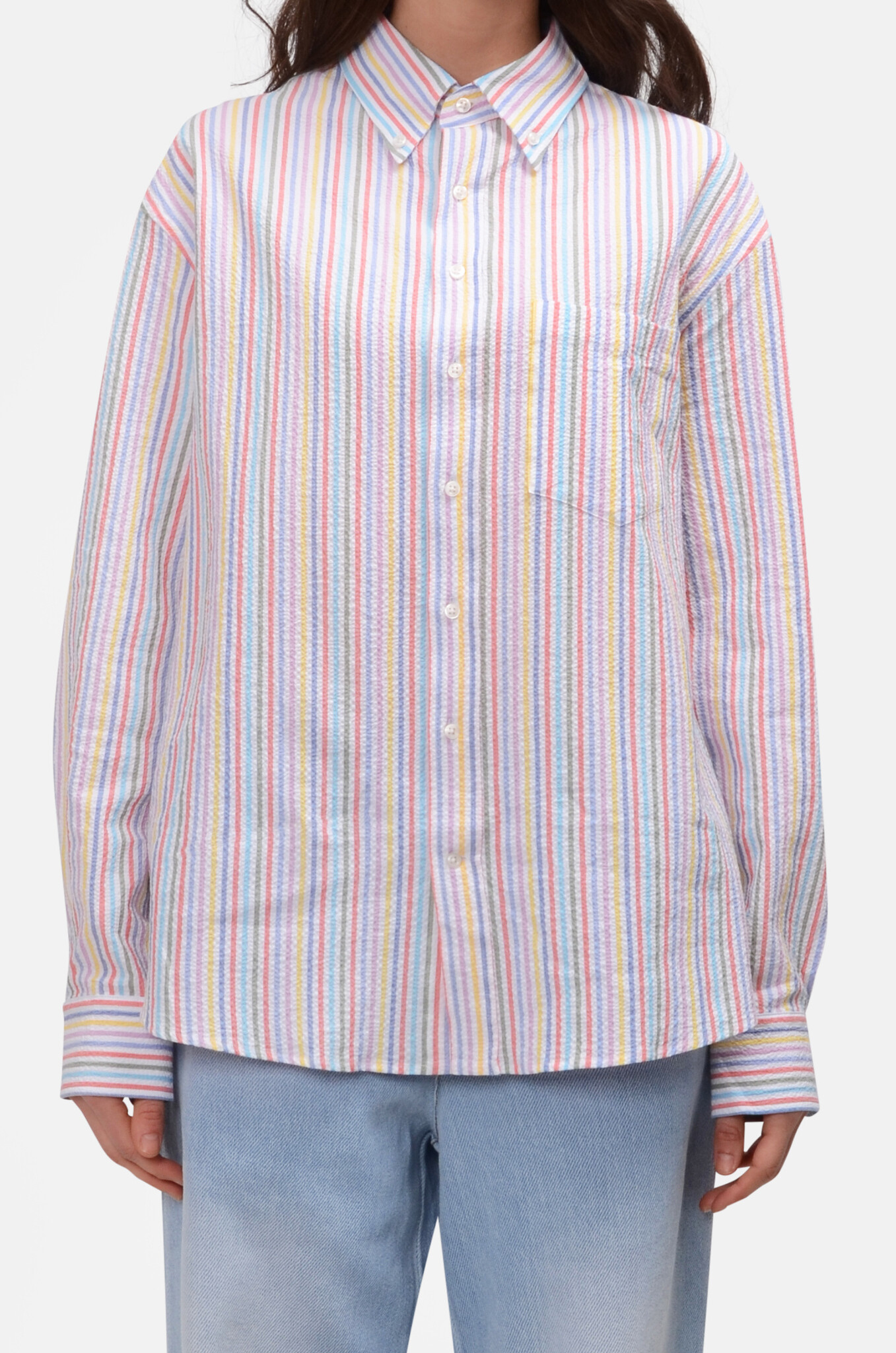 Seersucker Multicolor Shirt-1