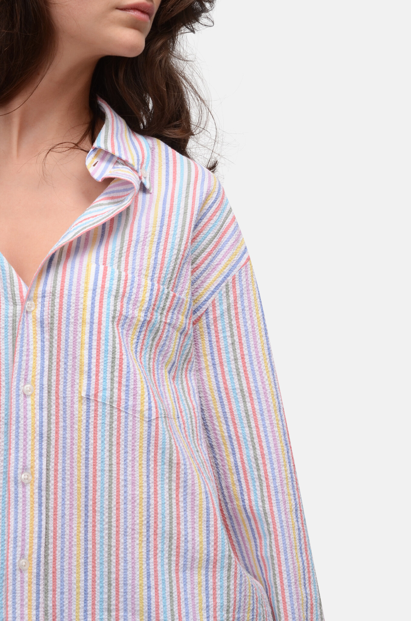 Seersucker Multicolor Shirt-5