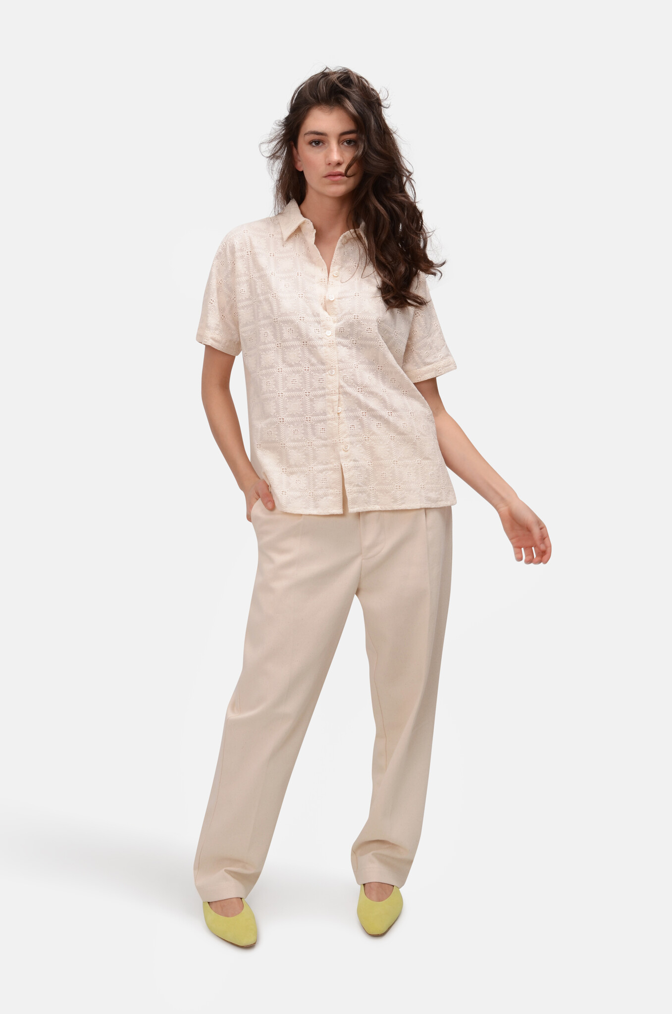 Sesse Shirt in Ivory-2