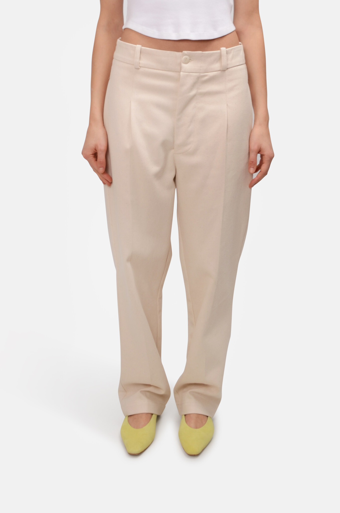 Jeff Pants in Natural Cotton-1
