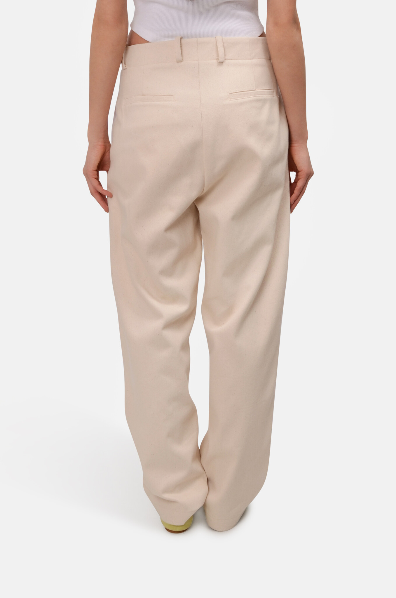 Jeff Pants in Natural Cotton-4